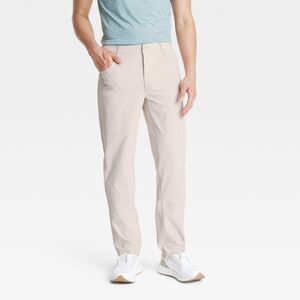 Open Box - All In Motion - Men's 360 Lifestyle 5-Pocket Golf Pant  Light Gray